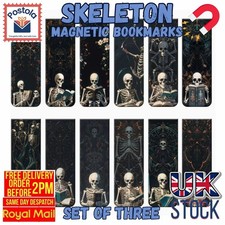 Skeleton Magnetic Bookmarks