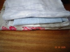 4 LOTS OF MATERIAL PIECES FOR