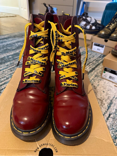 Martens 1490 cherry red - martens,