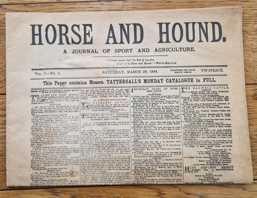 Rare vol no1 horse - no1, and