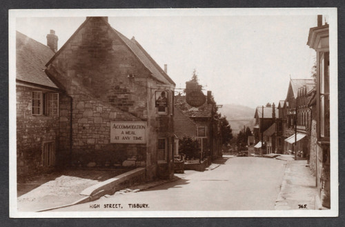 Postcard tisbury - postcard, nr