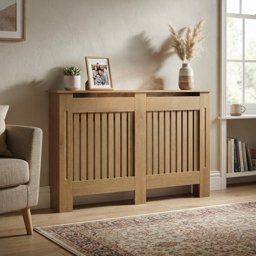 Rustic brown radiator - cover,