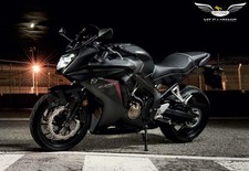 UK Injection Molding Black Fairing Kit Fit for Honda 2014-2018 CBR650F a009