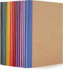 Feela 16 Pack Kraft Notebooks