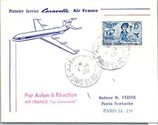 Tunisia 1961 FFC - Air France
