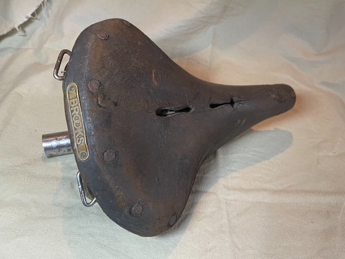 Vintage brooks leather saddle - brooks,