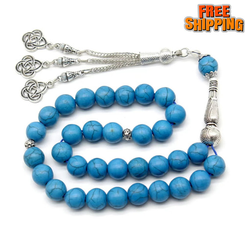 Blue turquoise stone - blue,