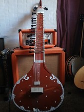 Indian Sitar 3/4 size including soft carry case and hard case with extra strings