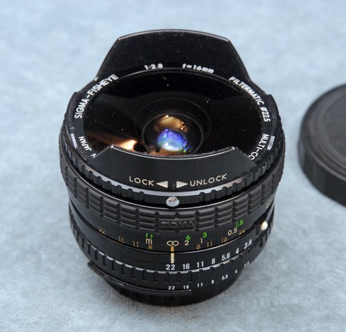 Sigma fisheye 16mm filtermatic - sigma,