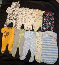 Lot Of 10 Baby Boy 0-3 Months