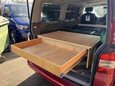 VW T5 Caravelle Hand Made Bespoke Bed Extension 
