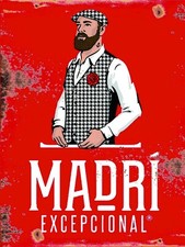 Madri beer metal wall sign - madri,