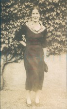 1934 Margaret Calvert Cruden Bay Scotland 3x2" Orig Photo Yarrow