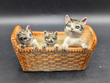 Vintage 3 Tabby Cats Kittens