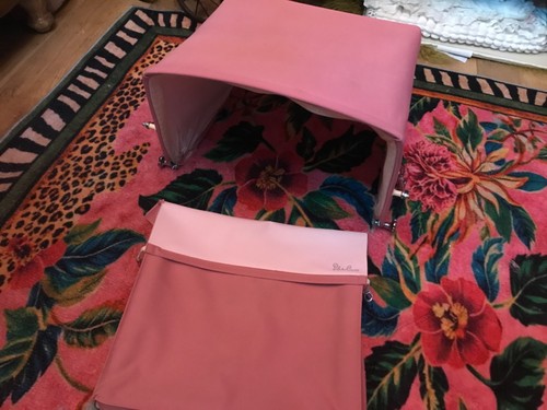 Pink silver cross - pink, oberon
