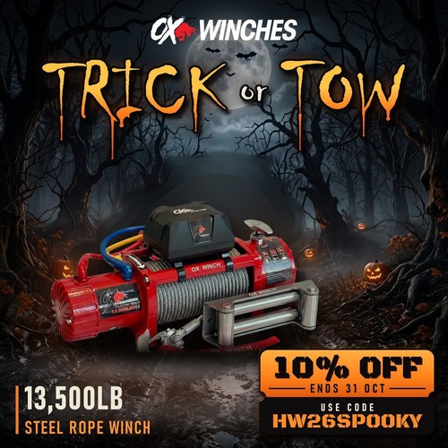 Winches 13500lb 12v - ox,