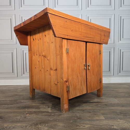 Handmade pine kitchen island - pine,
