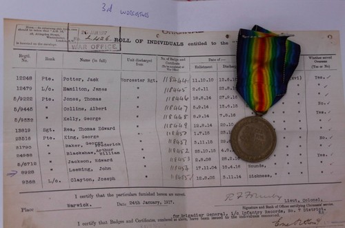 Ww1 victory medal - victory, 3rd