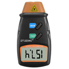 DT2234C Handheld Digital Laser Rev Counter Meter Non-contact Optical Tachometer~