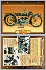 Nut 5HP Model V - 1921 - Vintage Motorbikes - Atlas Motorbike Fact File Card