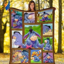 Eeyore Fleece Blanket Custom