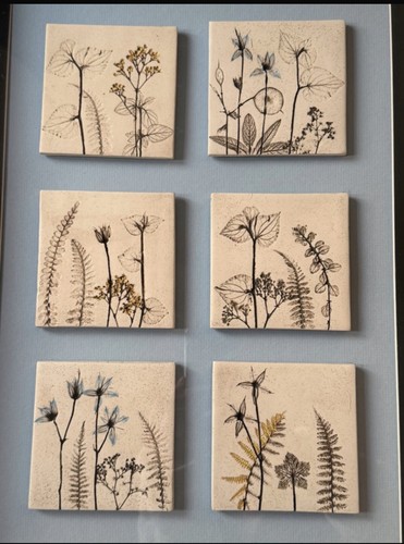 Handmade botanical ceramic - botanical,