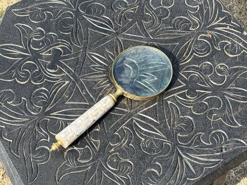 Antique handheld magnifying - antique,