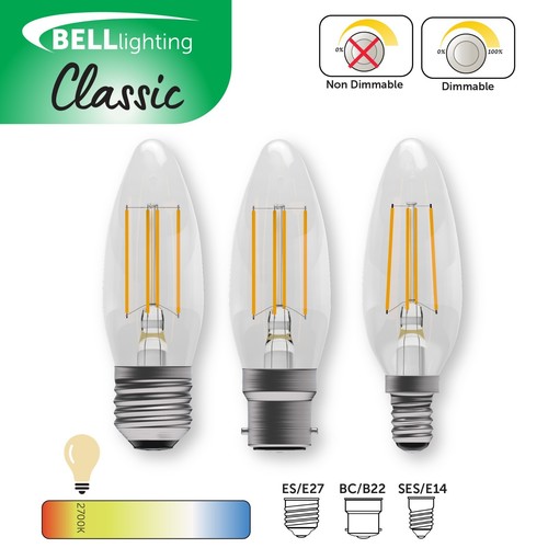 Bell filament candle led - filament,