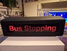 Vintage " Bus Stopping" SIGN -