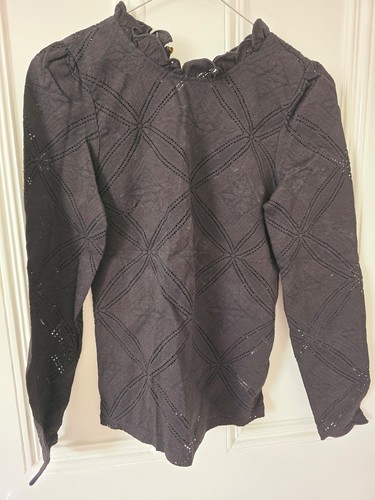 Naf black blouse top - naf,
