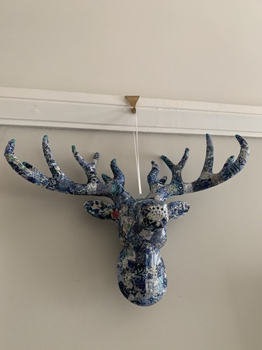 Stag trophy head liberty - head, print