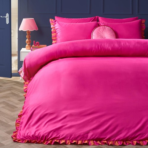Ohs frill edge duvet cover - duvet,