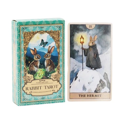 78pcs tarot lunalapin rabbit - tarot,