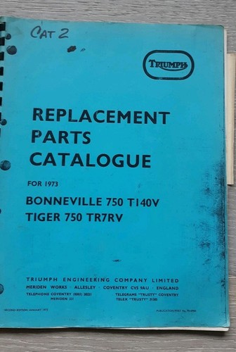 Replacement parts catalogue - parts,