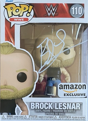 Wwe brock lesnar autographed - wwe,