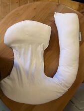 Dreamgenii Pregnancy Support and Feeding Pillow - White Cotton VGC