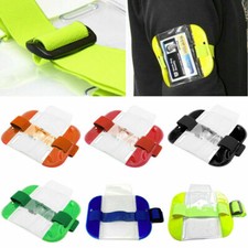 New Tactical ID Arm Band Security Badge Card Holder HI VIZ Doorman Armband SIA