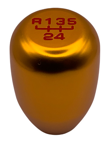 Gold gear knob speed - speed, red