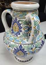 Large Vintage Hand Painted
