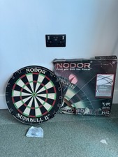 NODOR Supabull 2 Dartboard Vintage Standard Darts Board  1932 NEW