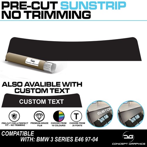 Pre cut sunstrip - pre,