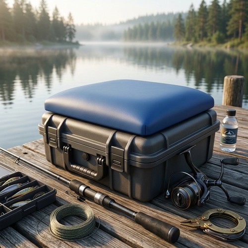 Fishing box seat cushion - box,