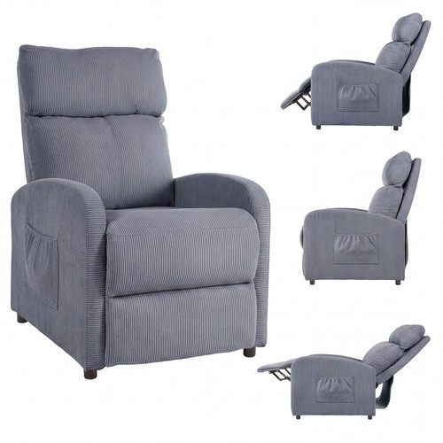 Push back recliner chair - back,