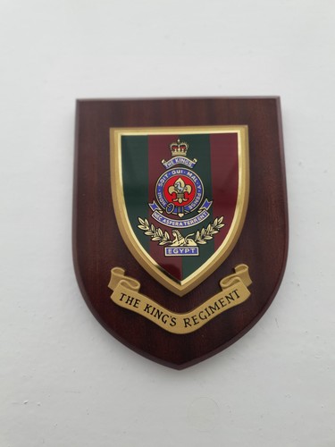 King regiment wall plaque - king's,