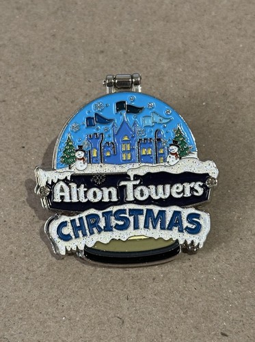 Alton towers christmas pin - towers,