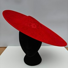 red lace large wide brim DIY