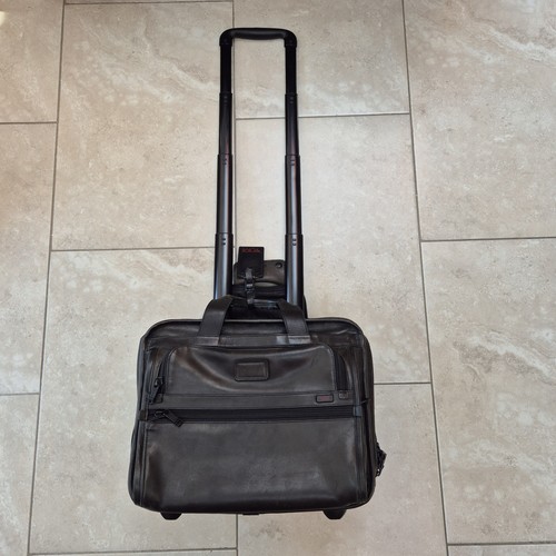Tumi black wheeled business - tumi,