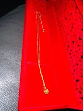 22ct Gold Indian Pakistani Beautiful Chain With Pendant 17. 