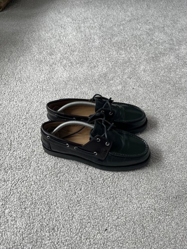Men zara leather boat - men’s,