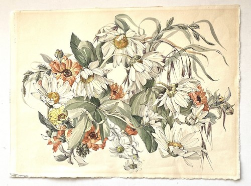 Watercolour painting flowers - painting:,